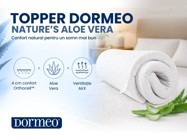 Topper Dormeo Nature's Aloe Vera 4 cm