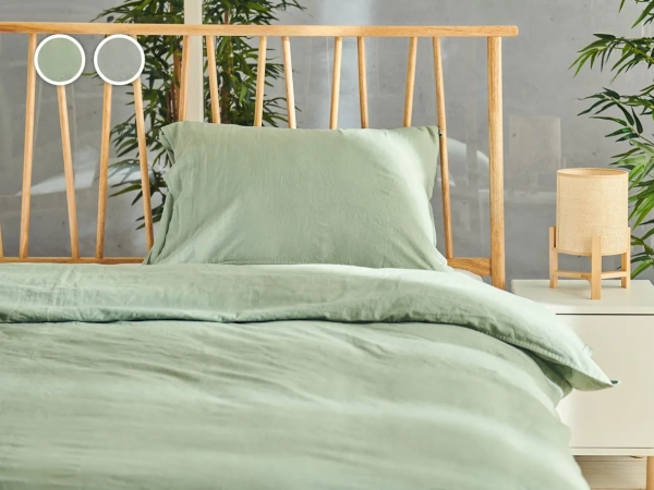 Set de lenjerie de pat din in Dormeo Nature's